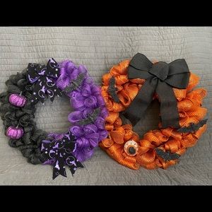 Holiday wreaths (Christmas & Halloween)